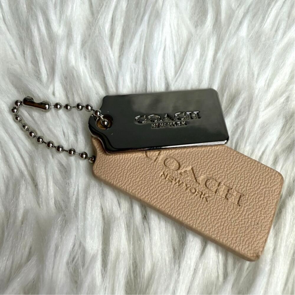 COACH Replacement Hang Tag Key Fob Bag Charm